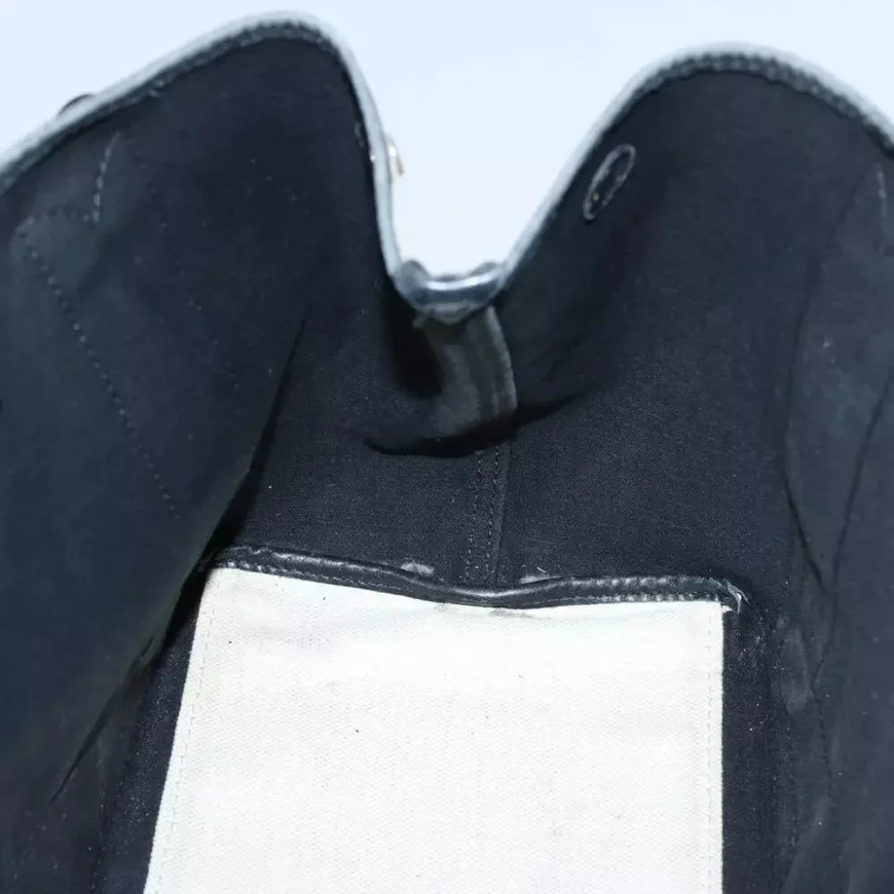 AUTHENTICITY GUARANTEED BALENCIAGA Tote Bag Canvas White Black - Picture 9 of 16